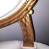 Louis XVI living room in gilded wood