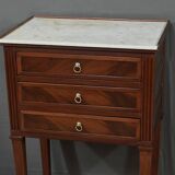 Small Mahogany Chest of Drawers, Louis XVI Style – Part 2 of the 19th Century