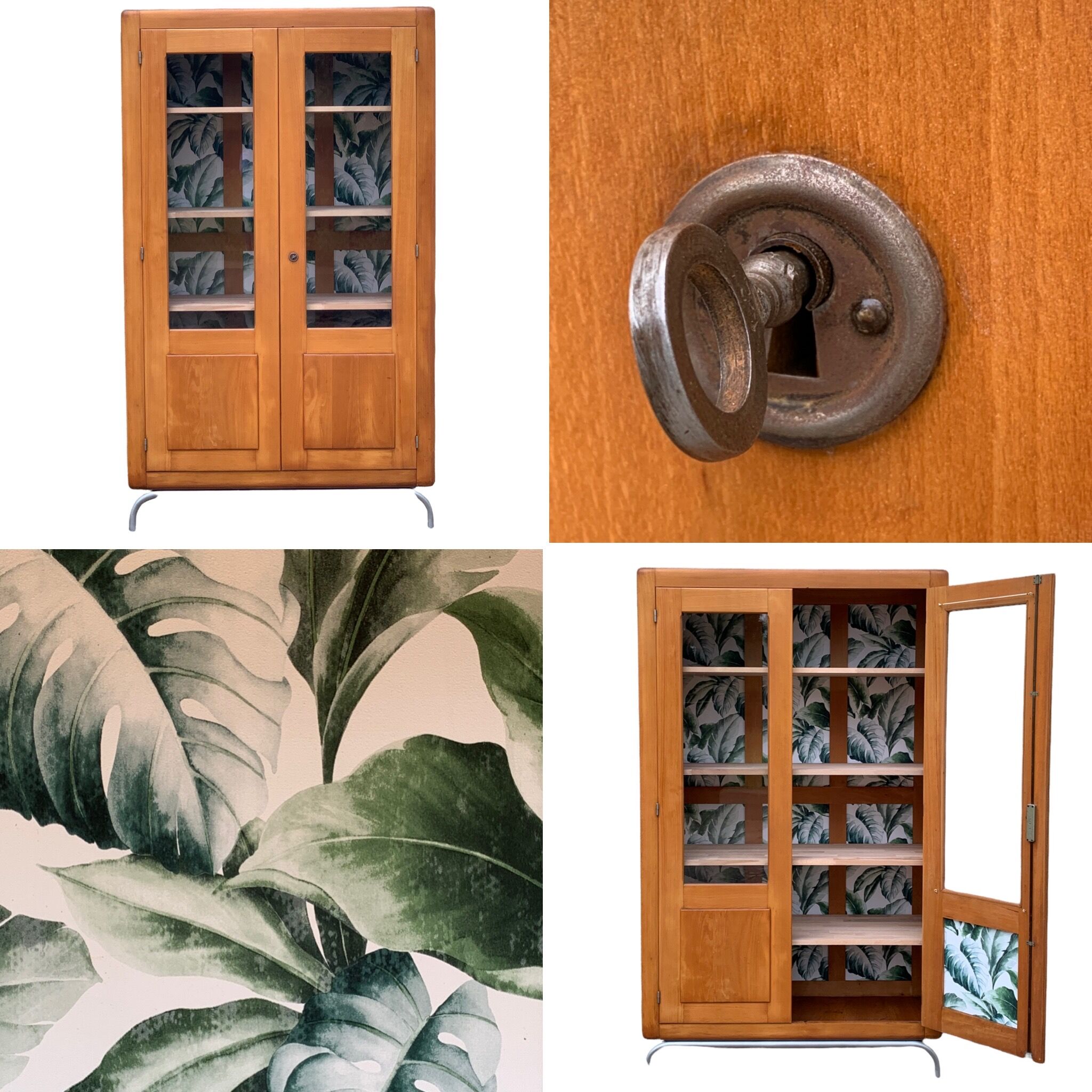 Primary school glass cabinet 1950