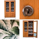 Primary school glass cabinet 1950