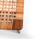 Pair of 1950s Danish Teak Oak and Cane Stools
