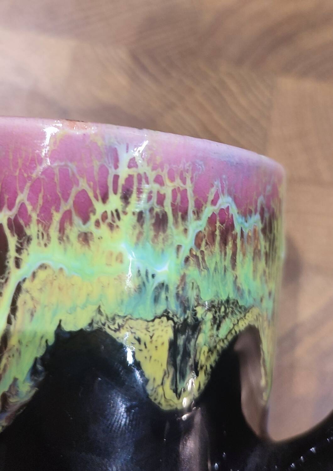 Mazagran flamed ceramic Vallauris