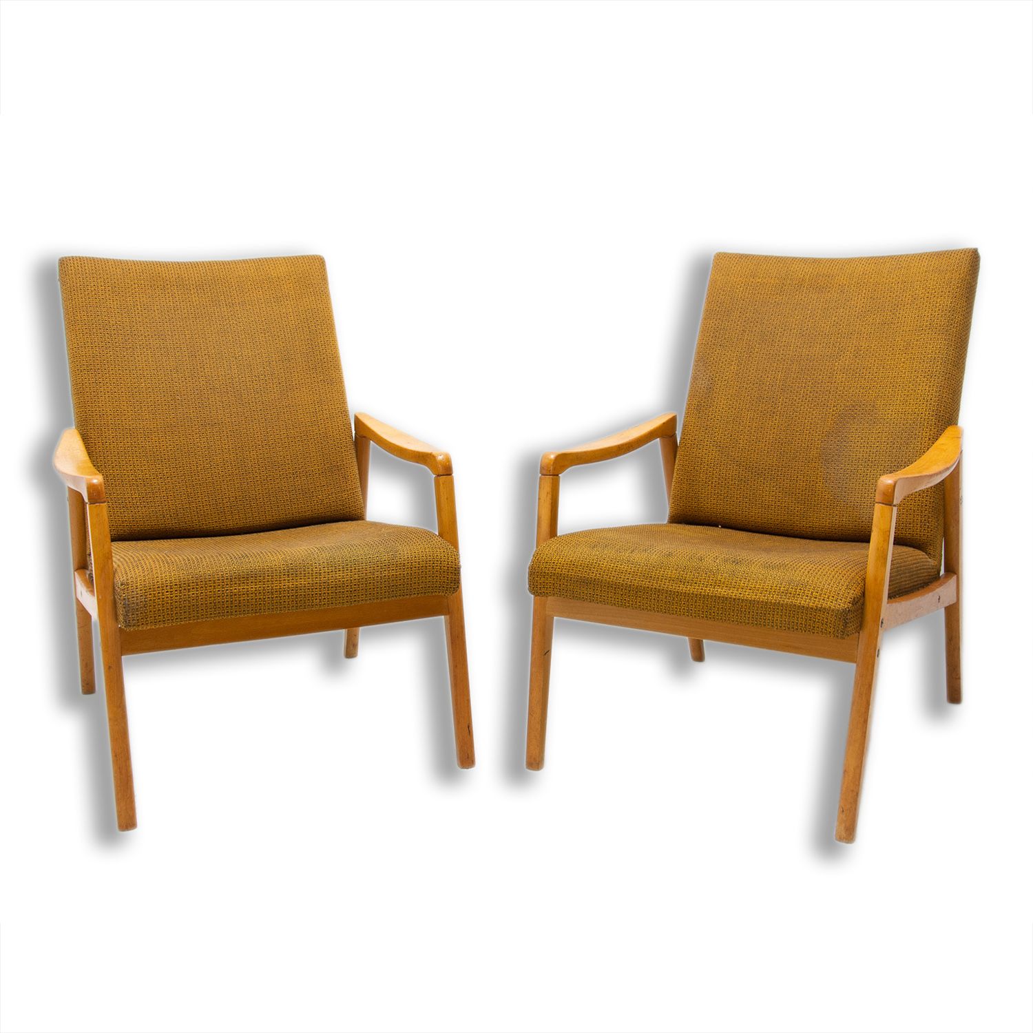 Pair of armchairs by Jiří Jiroutek for Interiér Praha, 1970
