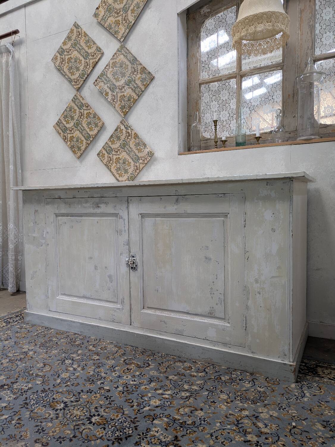 Large patinated buffet