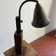 Art Deco table lamp in wood and brass