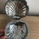 Shell butter dish 1950 with its blue cup