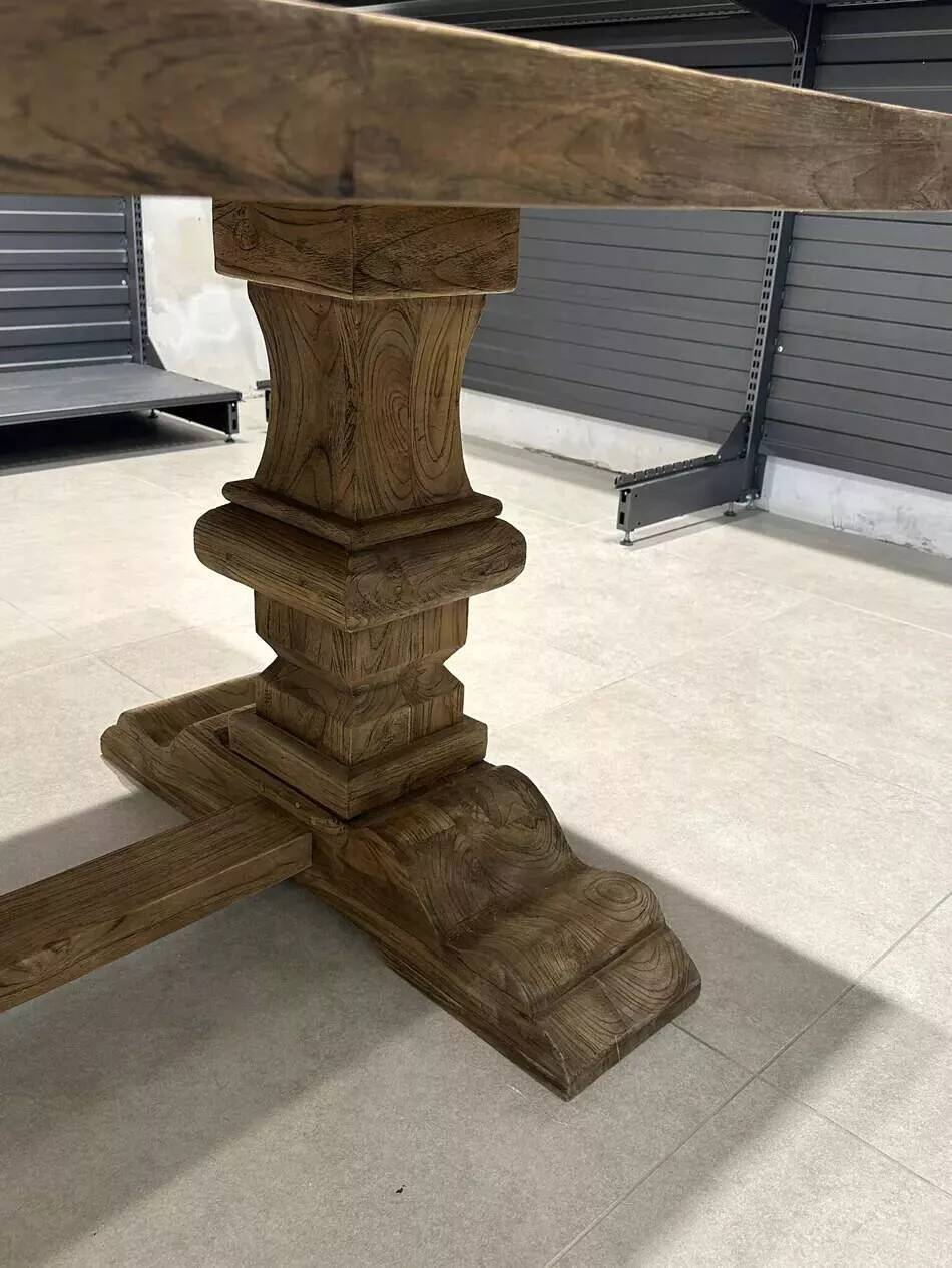 SPIRITO monastery table in solid oak - length 300 cm