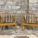 Pair of Scandinavian armchair fabric tiles