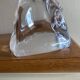 Lamp signed Daum France in crystal.