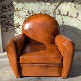 Fauteuil club en cuir