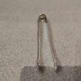 Silver-plated metal sugar tongs, Ercuis silversmith, Louis XV model, 29