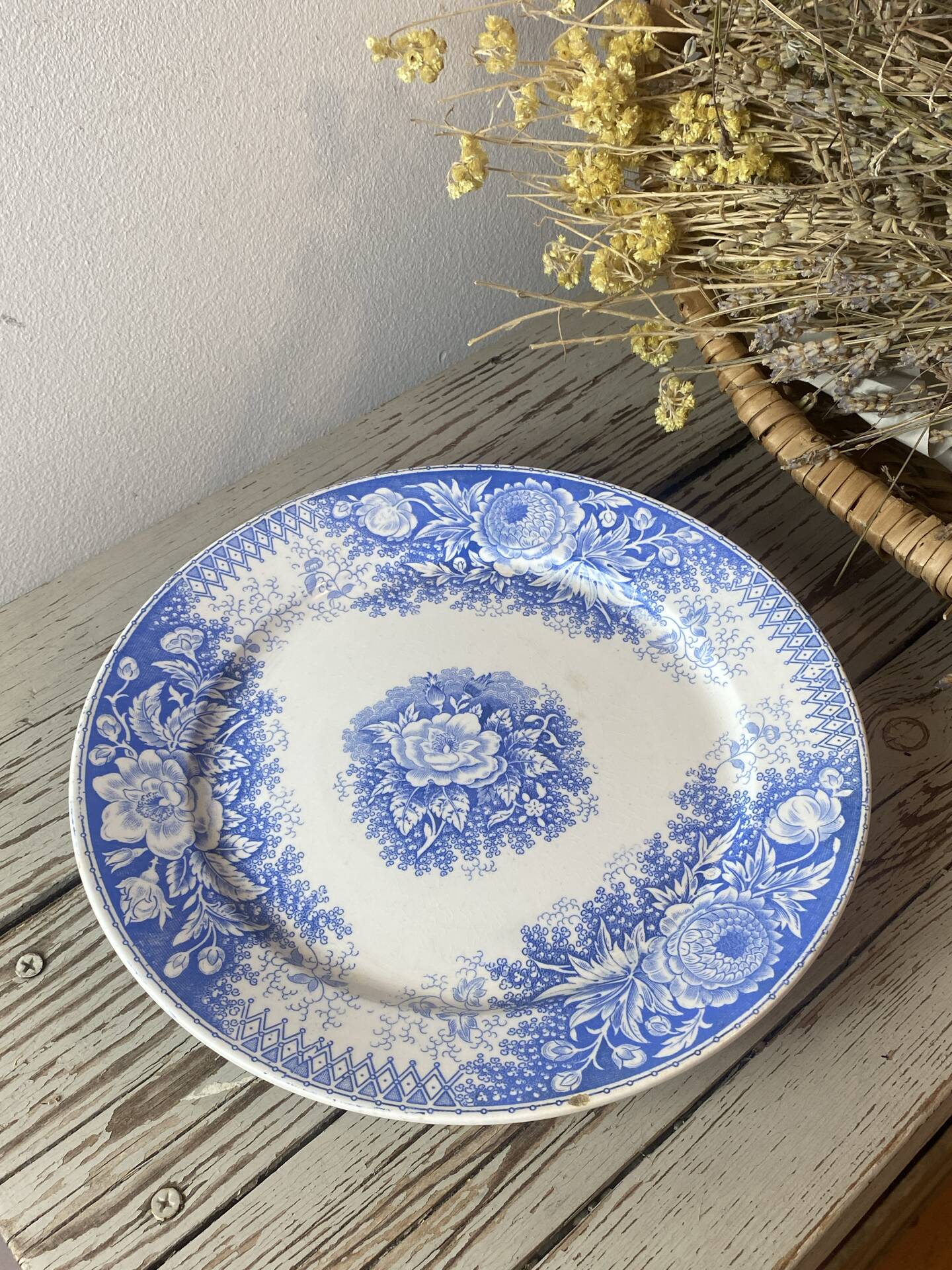 Compote dish, earthenware, Sarreguemines