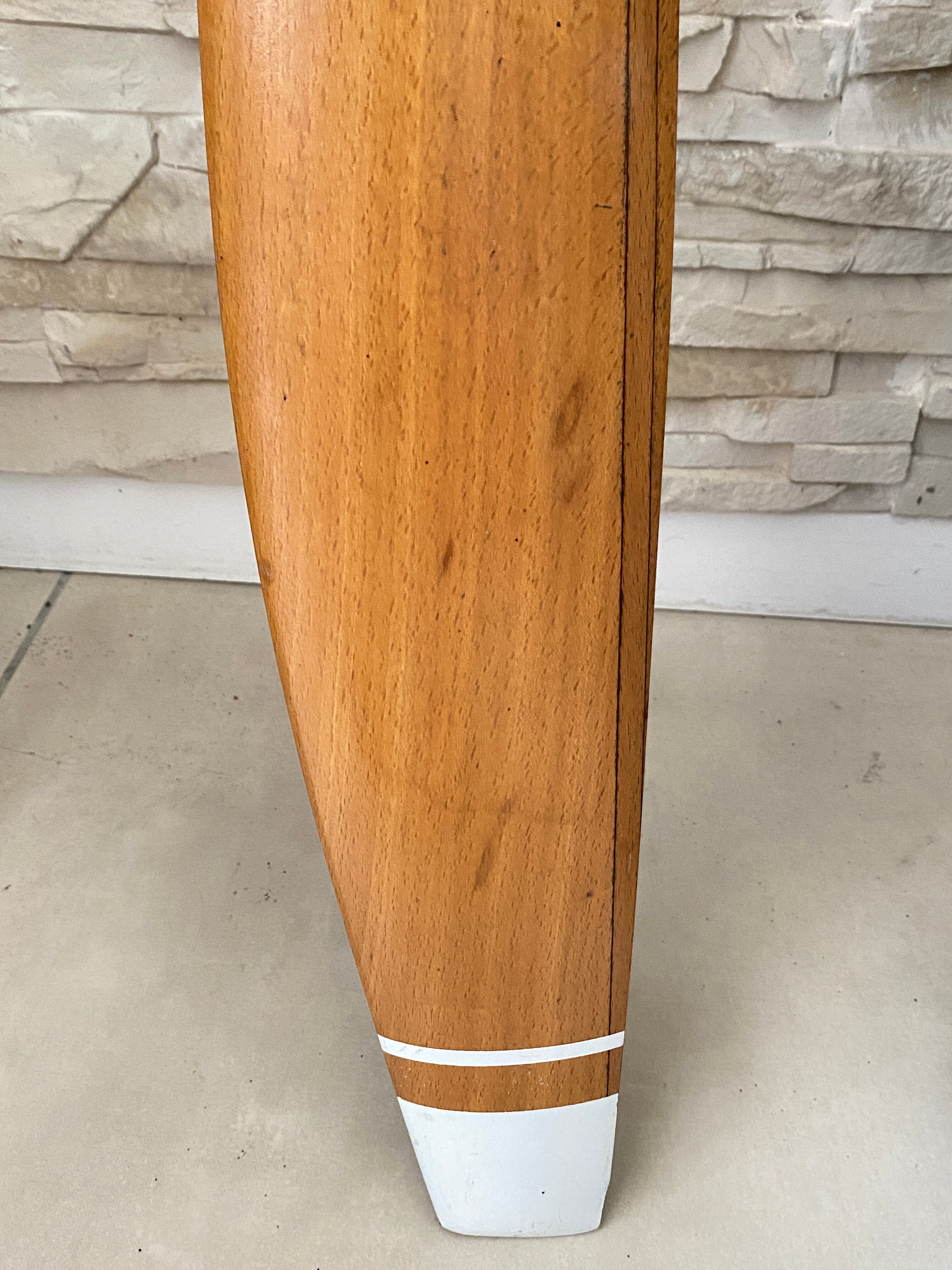 Wooden airplane propeller