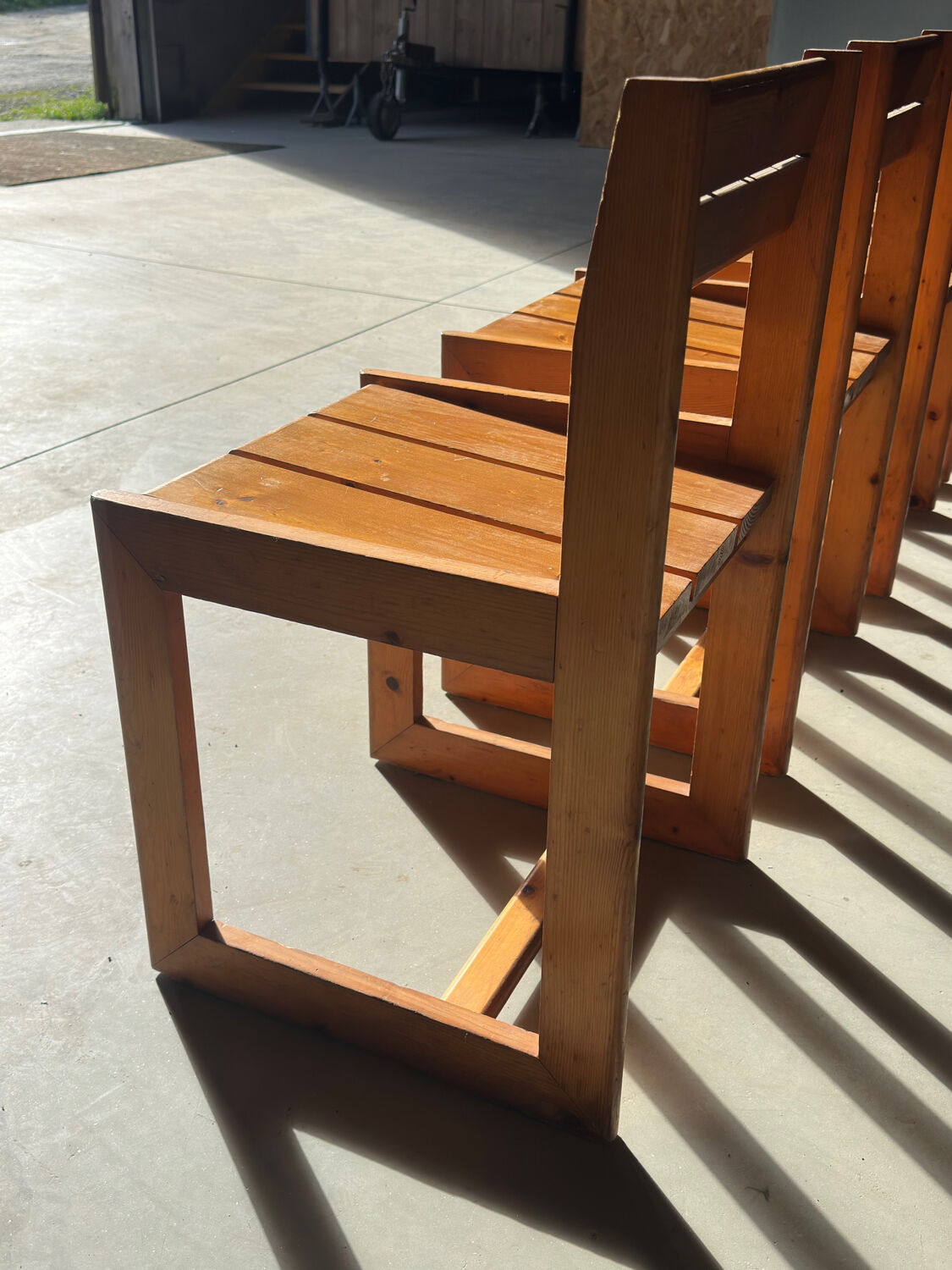 Solid pine chairs