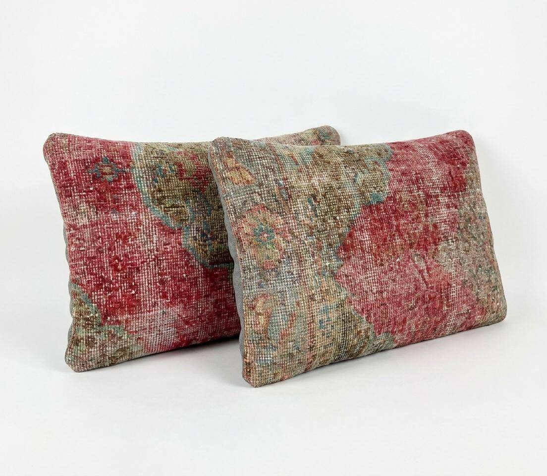 Set of 2 vintage Turkish cushion covers 41x61 cm