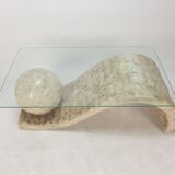 Magnussen Ponte Mactan Stone Coffee Table, 1980s