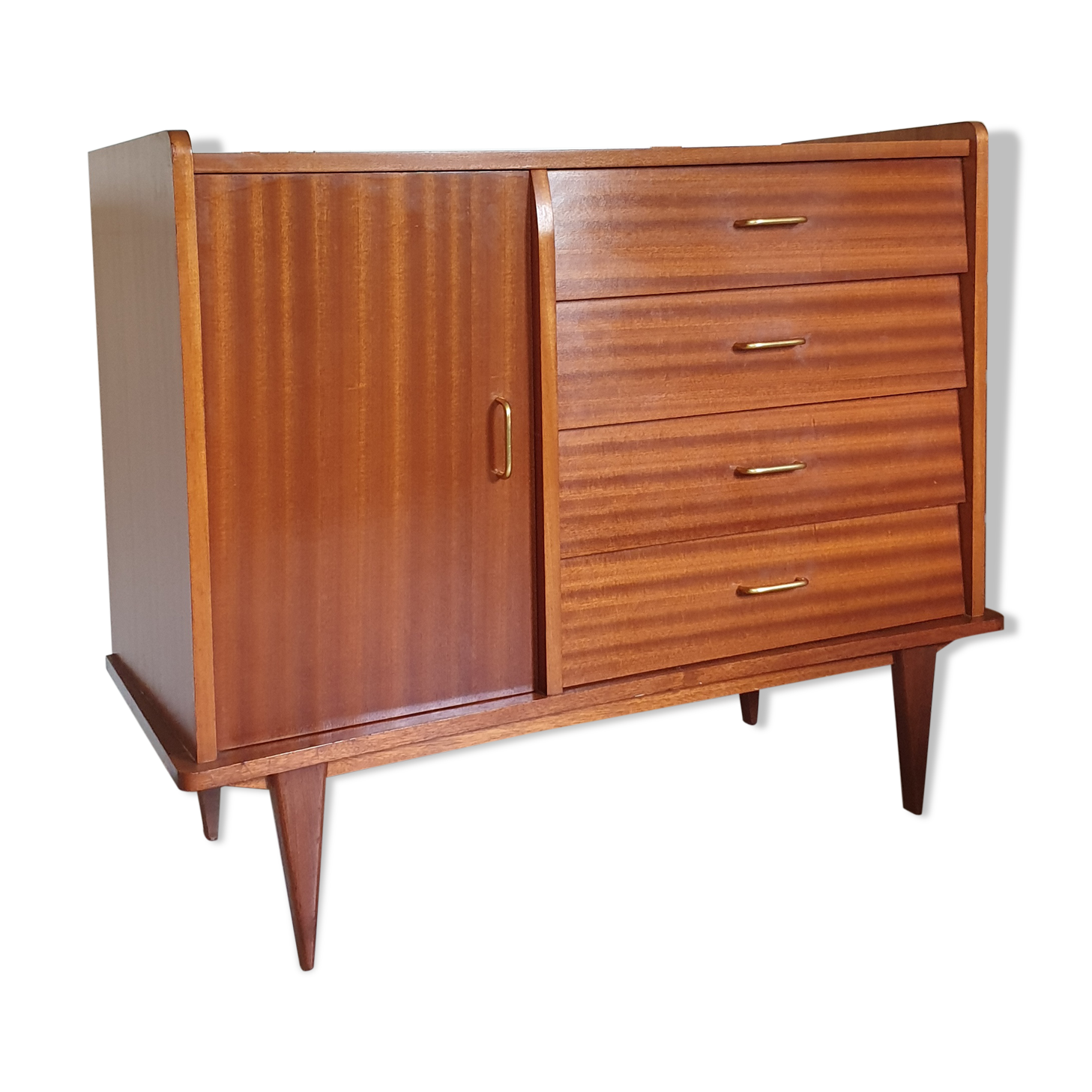 Dresser four drawers, one door