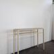 Modern wood and metal console