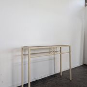 Console moderne bois et metal