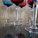 Six crystal wine glasses Val Saint Lambert model Saumur.