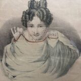 Gravure 19th Century Anatomy Face Woman ANGELO ZAFFONATO "Five Senses"