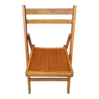 Vintage Wooden Folding Chair