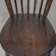 Set of 4 vintage spindle design chairs in wood by De Ster Gelderland.