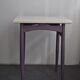 Beige and plum painted wood Thonet-style side table, 1940s.