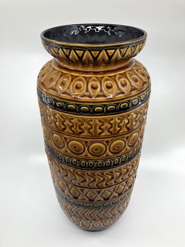 Grand vase de sol en céramique Bay Keramik • West Germany • Circa 1970