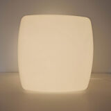Vintage 1970s light light lamp in white plastic