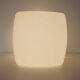 Luminaire cube lumineux vintage années 1970 en plastique blanc