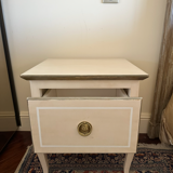 Solid wood bedside table