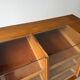 Antique teak craft shop furniture / counter / haberdashery display cabinet.
