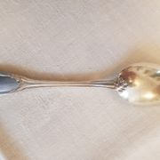 Silver cutlery set for 36 place settings and its ladle.