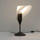 Glass table lamp by VeArt, Italy 1980s.