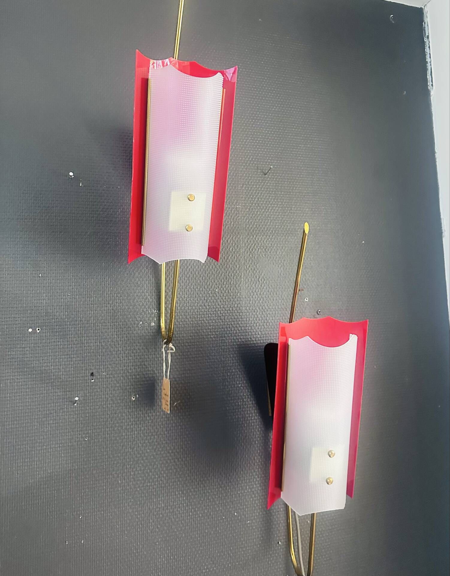 Vintage Stilnovo Wall Lights 1950