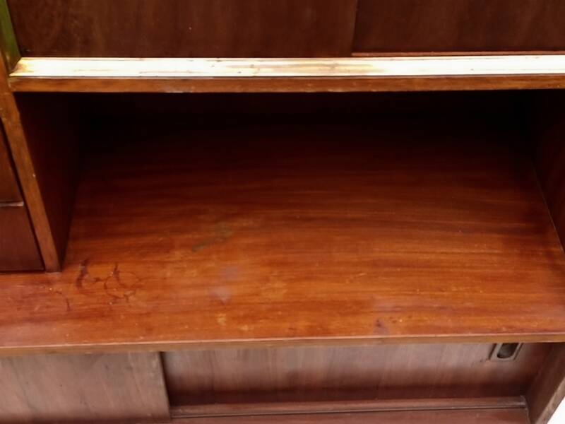 Vintage 1960s Scandinavian teak buffet bar