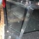Table-basse en verre et plexiglas altuglas design David Lange 1980