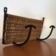 Coatrack 2 metal and wicker pads
