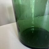 XXXL vase Italian work 1960 in bubble blown Empoli glass
