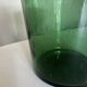Vase XXXL travail italien 1960 en verre d'Empoli soufflé bulles