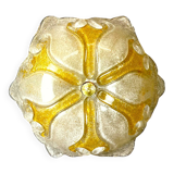 Murano glass effect flush mount light