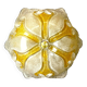 Murano glass effect flush mount light