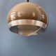 Vintage Space Age Dijkstra mushroom suspension, mid-century modern ceiling light.