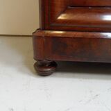 Antique mahogany sideboard with marble top