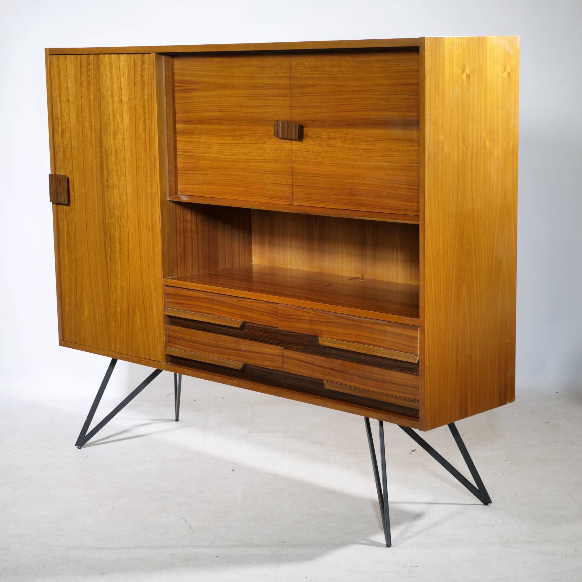 Teak Sideboard by Ernst Dieter Hilker, 1960s Vintage