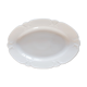 White porcelain oval dish around 1900 38 x 26 cm