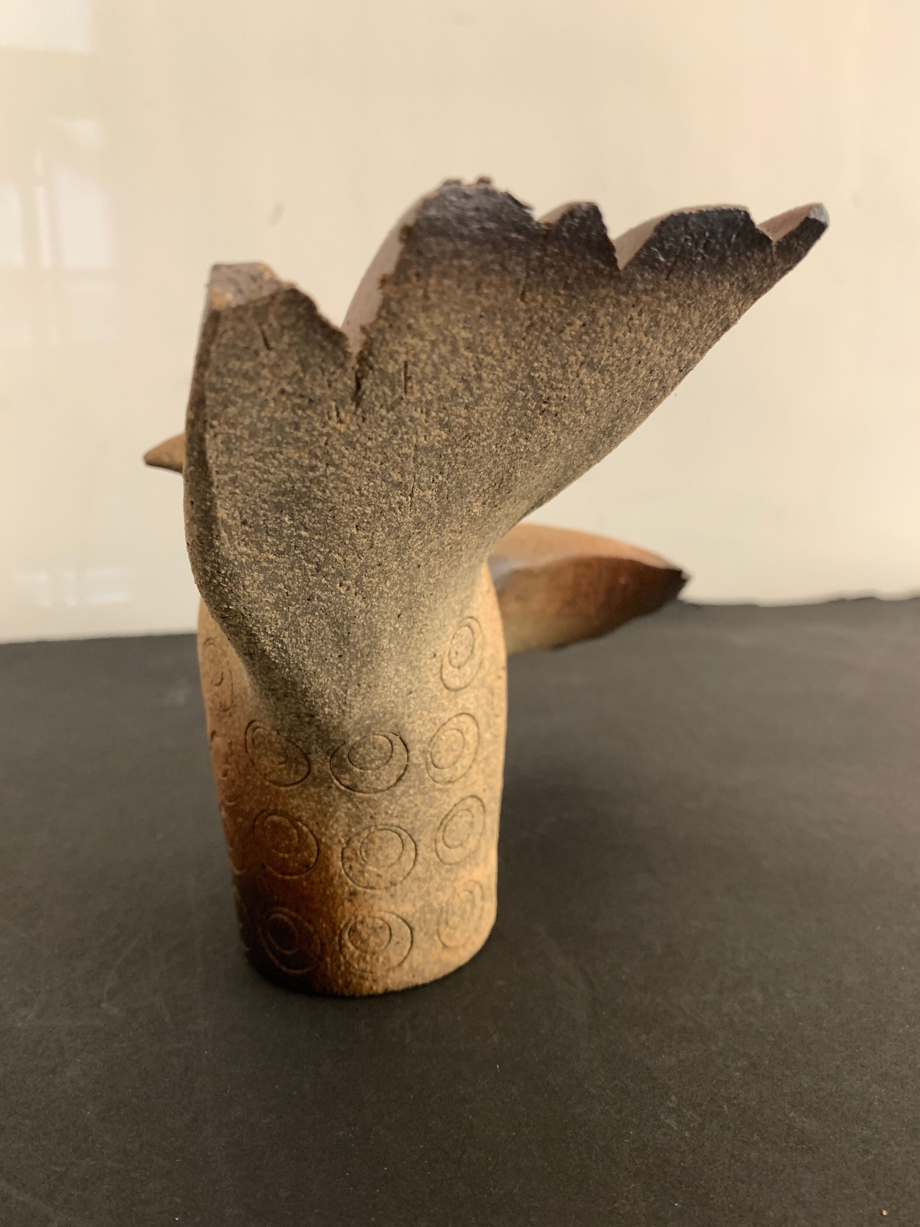 Ceramic owl atelier Palègre, France, 1970