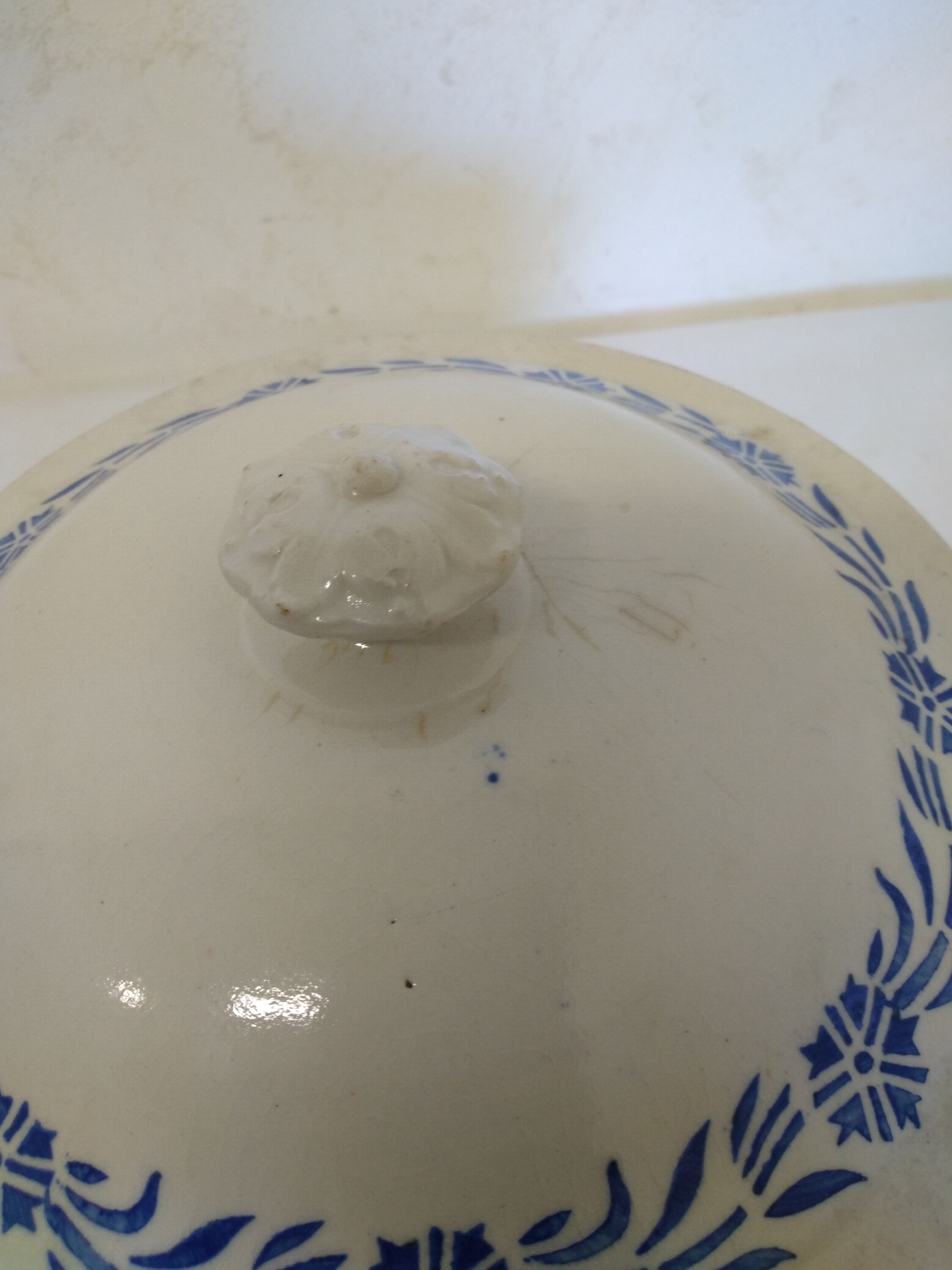 Old sandstone tureen