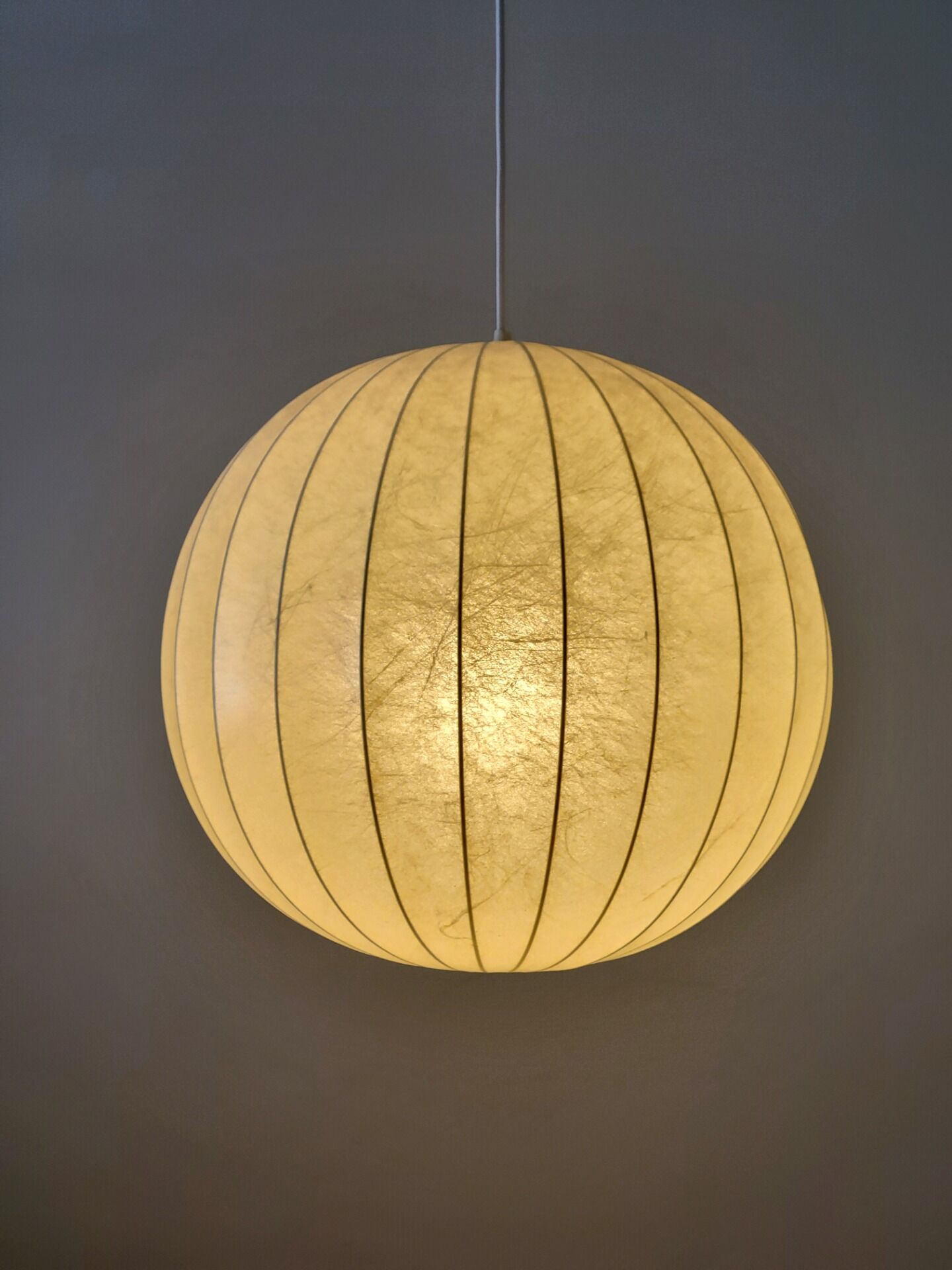 Large Goldkant Cocoon pendant lamp, Germany, 1960s